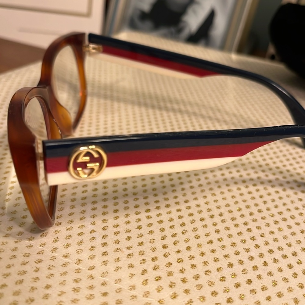 Gucci Tortoise Shell Optical Frames..Made In Ital… - image 6